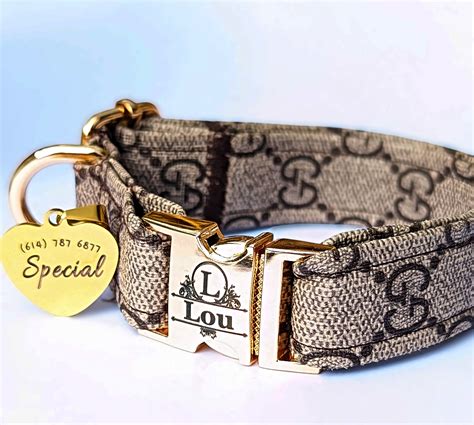 gucci dog collar replica|gucci dog collars and leashes.